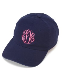 Personalised Custom Initial Monogram embroidered on Baseball caps